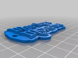 My Customized Multiline Tag or Keychain