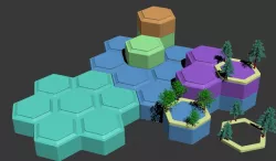 Open WarHex - modular, scenic 3D Hex terrain project