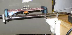 Panavise quick attach circuit board clamping jaws and mount