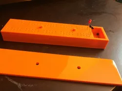 Portable cribbage board