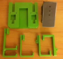 Portable dvd holder headrest adapter for ipad  + Headphone Hook (optional)