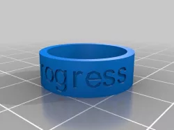 Progress Quietly Ring
