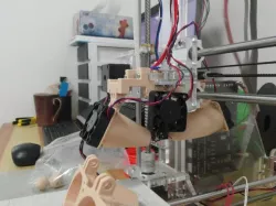Prusa i3 (Sunhokey-tech 3D Printer kit)  Triple Fan Mount & Duct