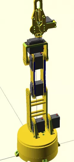 Roboticarm V2 - fully 3D printable