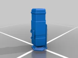 Sci-fi Chemical Plant - Chemical Processing Tank