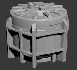 Sci-fi Chemical Plant - Storage Tank