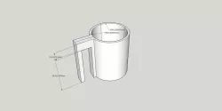 Simple-designed thin-walled mug 