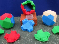  Snap Together Cube Puzzle  