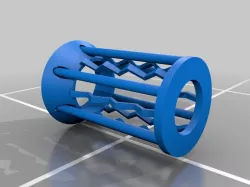Spring Mechanism with guide rails 