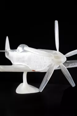 Static accessories for 3d printed RC plane, Spitfire
