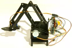 Stepper robot arm