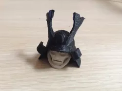 Tinkerplay Samurai head for dual material printing