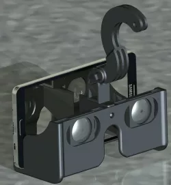 VR quick headset for samsung galaxy note 3 ( probably work with other larger phones aswell )