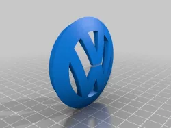 VW labeled wheel center cap