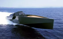 'Wallypower 118' superyacht. 1:200 Scale