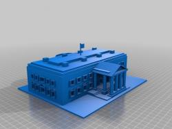 white house 3d models 【 STLFinder