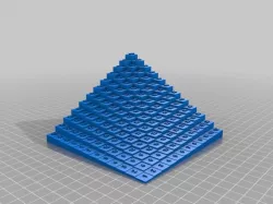 12x12 Multiplication Table in 3D