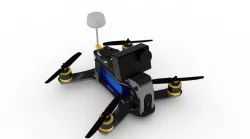 180 size micro quadcopter frame