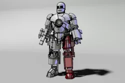 2.Left leg of Iron man Mark 1