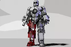 3.Right Leg of Iron man Mark 1