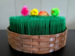 3D Printable Easter Grass Basket