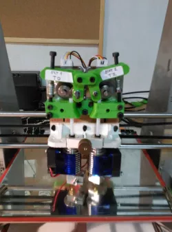3DCR Double Mount and holder Mod for E3D extruder
