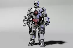 4.Crotch of Iron man Mark 1