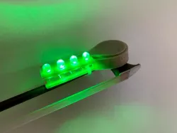 4x LED mount with 2x CR2032 battery case