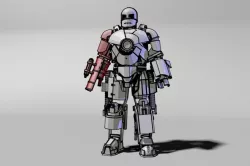 7.Right arm of Iron man Mark1