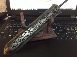 A Display Stand for Mobile Game 'Raven' "Frozen Giant Sward"