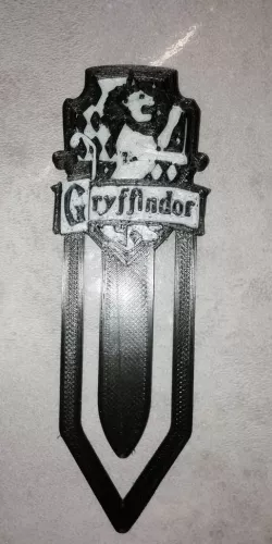 Brand page bi color Gryffindor / Marque page bicouleur Gryffindor