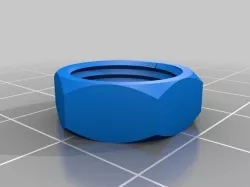 BSPP 1/4 Nut