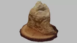 Carved rock.