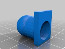 Conector tubo flexible de ventilación de capa para ventilador radial