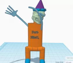 Dabbing Skeleton (modified)