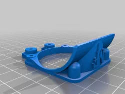 Deck mount 40mm fan holder and hood for Carten M201R (and BSR MRage from HobbyKing).