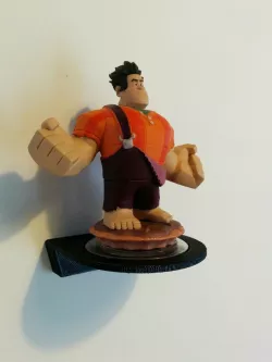 Disney Infinity Character Shelf using Command Strips