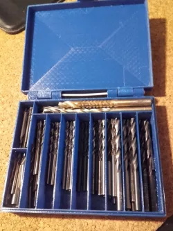 Drill bit holder box
