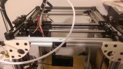 Dual CoreXY setup that uses LME12UU and 12mm shafts