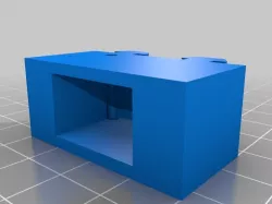 Ender 3 Rear Dual V-Slot Mini Rocker Switch Box