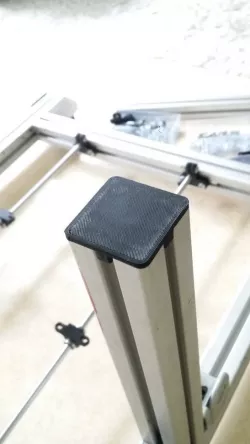 Endplug for 40x40mm extruded aluminium beams