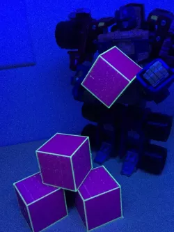 Energon cubes for transformers 2-color model