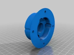 Fixation foar a disc brake on a 10" hoverboard wheel