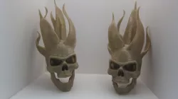 Flaming Skull