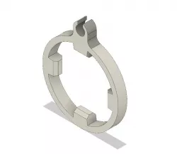 Flexible Webcam Mount for Octolapse Locking rings with cable tidy (Remix)