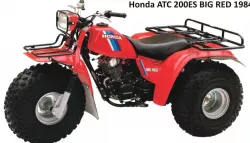 Honda ATC 200ES BIG RED Sub transmission selector cap