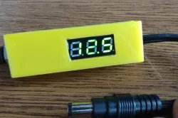 Housing for a mini voltmeter.
