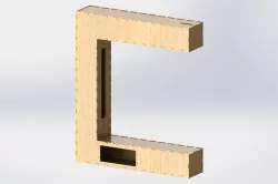 Laser cut EventorBot Frame