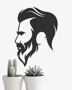 Man || 3D Geometric Wall Art