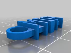 Mia Message Keychain